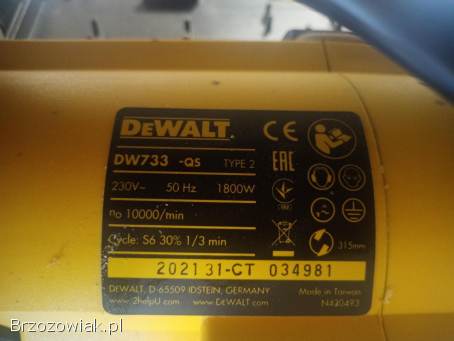 DeWalt 733 grubościówka