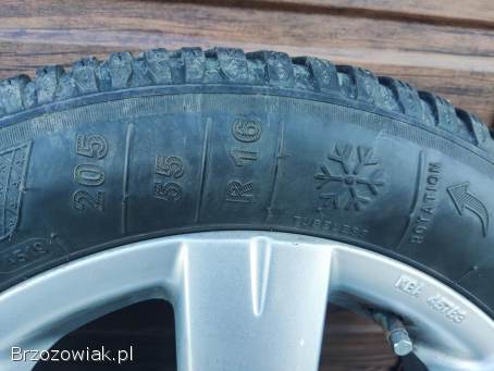 4x Koła zimowe Kleber Krisalp Hp 3 205/55 R16 opony felgi 5x112 ET 50