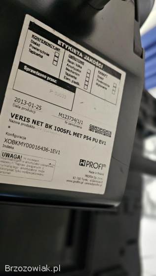Fotel biurowy,  obrotowy PROFIM VERIS NET 100SFL