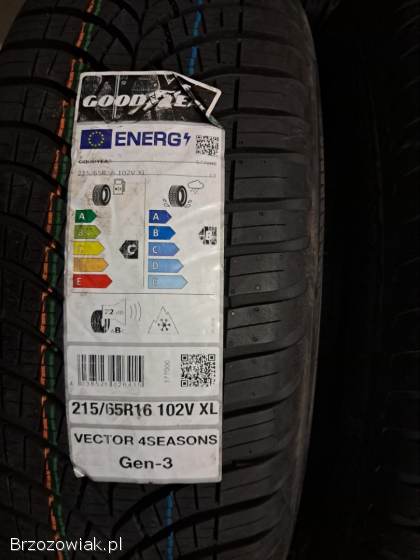 Opony Goodyear nowe całoroczne 215/65/R16 102v HL