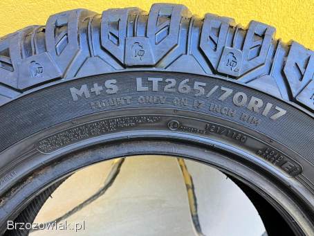 Opony M+S LT 265/70R17