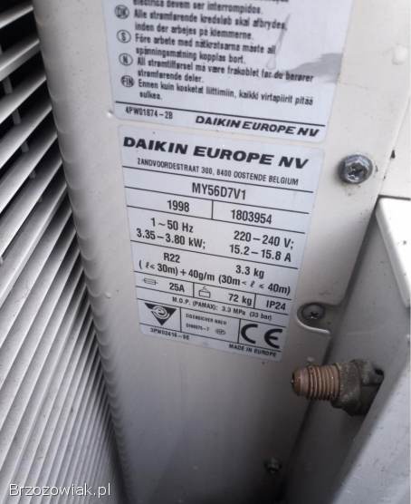 Pompy ciepła Klimatyzatory jednostki zewnętrzne Daikin