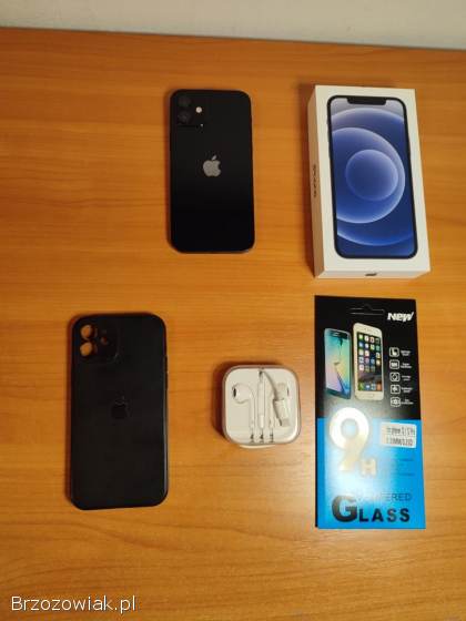 Okazja!  Iphone 12 -  Czarny!  64 GB!  Super Stan!  Gwarancja!  bat 91