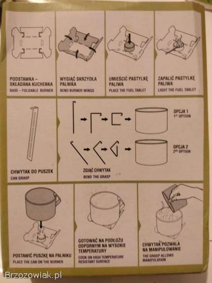 Sprzedam Wojskowy zestaw do gotowania i podgrzewania posiłków.