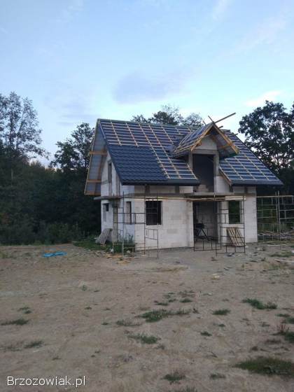 Budowa domów od fundamentów z dachem