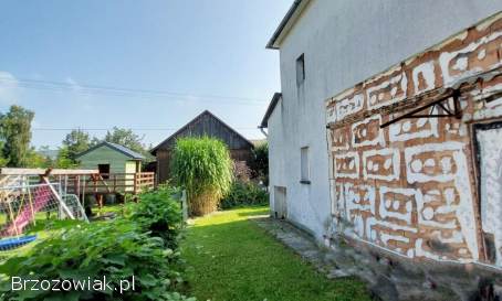 Dom w Niebieszczanach z 5 arową działką / 13 km.  od Sanoka