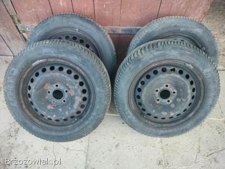 Opony zimowe z felgami 205/55 r16 5x108 Ford