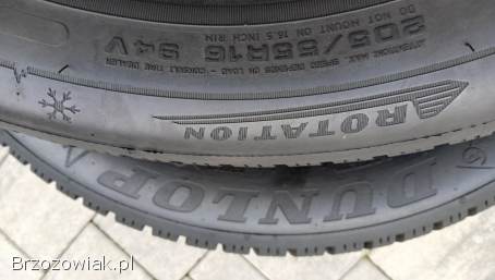 205/55r16 DUNLOP WINTER SPORT 5,  ZIMOWE 8mm,