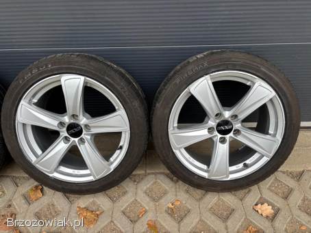 Koła letnie 5x112 R17 OXXO 7,  5J ET37 stan -  BDB + 225/45 Pirelli/Firemax