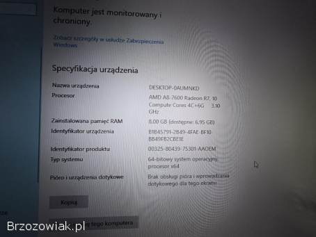 Sprzedam Komputer stacjonarny Lenovo