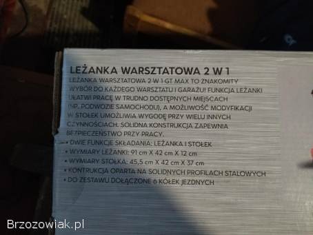 Leżanka warsztatowa wózek