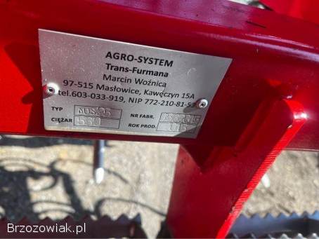 Agregat uprawowo siewny 2.  5m agro system z hydropakiem