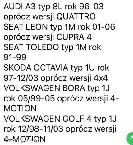 Zawieszenie do Seat,  Skoda,  Vw,  Audi