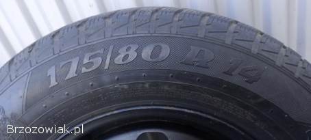 Opony zimowe 175/80 R14 plus felgi VW Golf 4