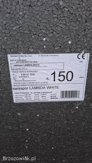 Styropian Swisspor Lambda White