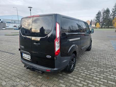 Ford Transit Custom 2.  2TDCI 125KM L2H1 2x drzwi przesuwne KLIMA WEBASTO FAKTURA