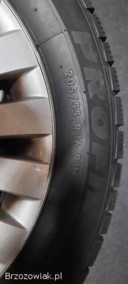 Felgi stalowe 5x112 z oponami zimowymi 205/55r16