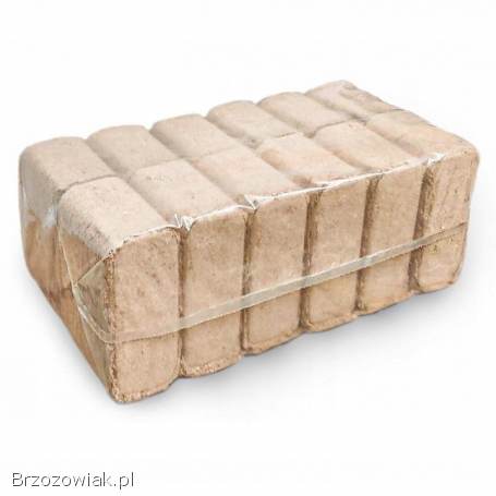 Brykiet drzewny RUF do kominka pieca wysokokaloryczny 960kg paleta kostka