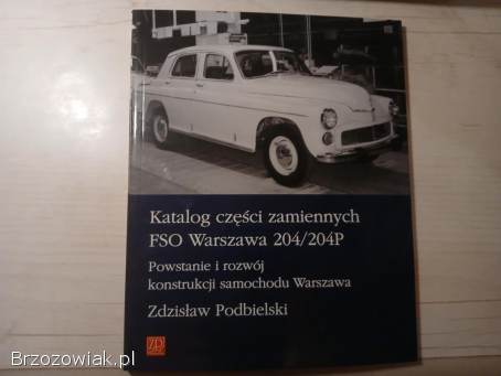 Katalog części zamiennych FSO Warszawa 204/204p