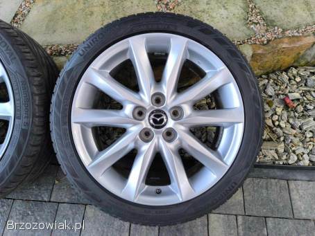 Alufelgi 18 5x114.  3 opony letnie 215/45R18 Mazda Toyota Kia Hyundai Renault Lexu