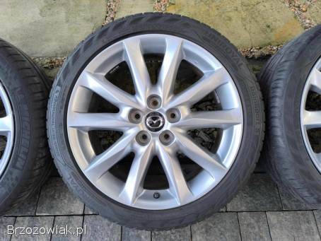 Alufelgi 18 5x114.  3 opony letnie 215/45R18 Mazda Toyota Kia Hyundai Renault Lexu