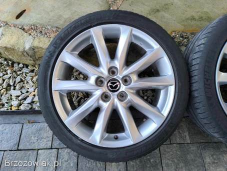 Alufelgi 18 5x114.  3 opony letnie 215/45R18 Mazda Toyota Kia Hyundai Renault Lexu