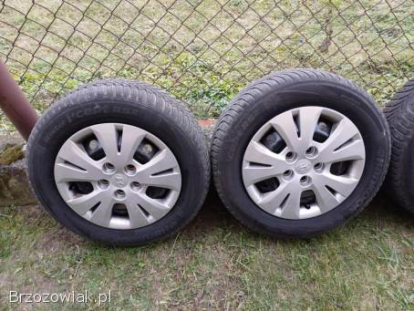 Koła zimowe 15 HYUNDAI/KIA 5X114,  3 opony 195/16R15