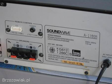 Wzmacniacz Soundwave A-1100R ładny i sprawny.  WYSYŁKA