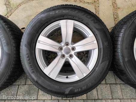 Alufelgi 18 5x112 opony 255/60R18 ori Audi Q7 pasuje VW Seat Skoda Mercedes BMW