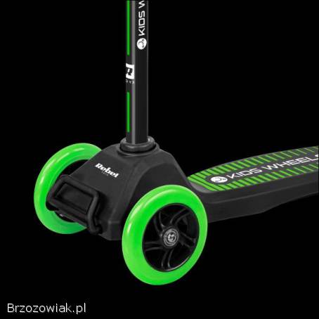 Hulajnoga trójkołowa REBEL KIDS WHEELS GREEN nowa