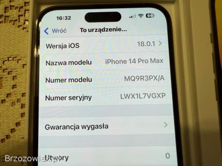 IPhone 14 Pro Max 128GB Złoty stan BDB -  kpl.