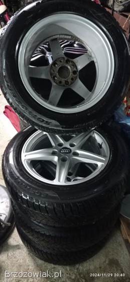 Alusy 16 5x112 Oryginał Audi z oponami
