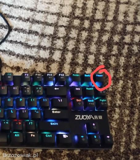 Klawiatura mechaniczna RGB