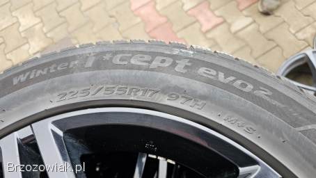 Koła Zimowe 4szt kpl BMW X1 Hankook 2020r 225 55 17 Sanok