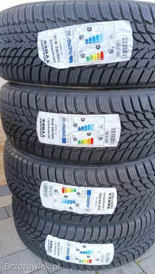 195/65r15 NOKIAN,  4 opony zimowe 15 cali,  NOWE,