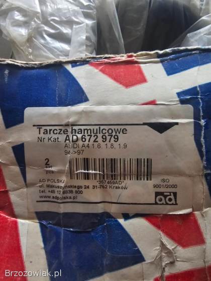 Sprzedam tarcze + klocki Audi A4