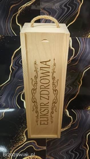 Opakowanie na wino/nalewki,  możliwość personalizacji,  prezent