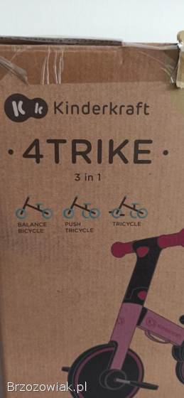 Rowerek trójkołowy Kinderkraft 3w1