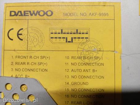 Radio magnetofon DAEWOO AKF 9595