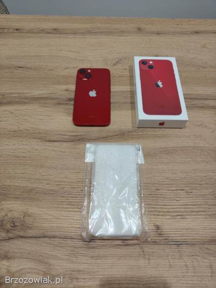 Okazja!  Oryginalny Iphone 13 -  czerwony!  Super Stan!  Gwarancja!
