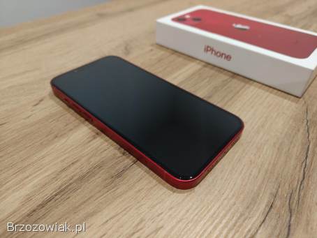 Okazja!  Oryginalny Iphone 13 -  czerwony!  Super Stan!  Gwarancja!