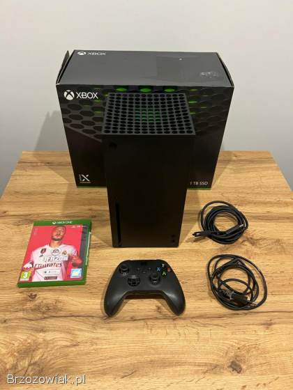 Okazja!  Xbox Series X 1TB + pad i gry!  Super Stan!  Gwarancja!