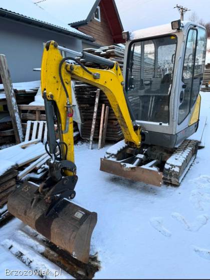 Minikoparka koparka wacker neuson 1800 kg et 16 2017 rok