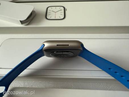 Apple Watch Series 7 45mm GPS Starlight stan BDB -  kpl.  -  GRATIS pasek