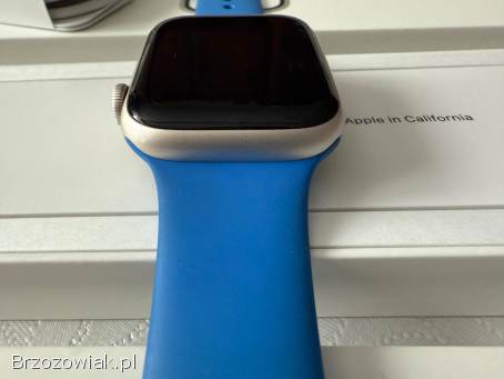 Apple Watch Series 7 45mm GPS Starlight stan BDB -  kpl.  -  GRATIS pasek