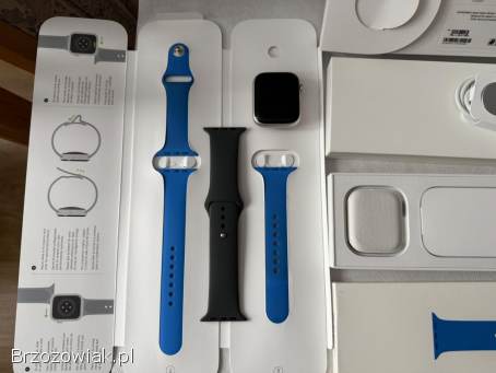 Apple Watch Series 7 45mm GPS Starlight stan BDB -  kpl.  -  GRATIS pasek