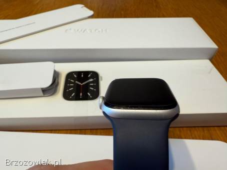 Apple Watch Series 6 44mm GPS Silver/Srebrny stan DB -  kpl.