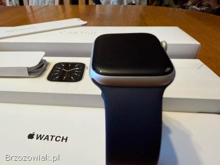 Apple Watch Series 6 44mm GPS Silver/Srebrny stan DB -  kpl.