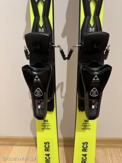 Nowe Narty Fischer RC4 RCS AR 160cm + wiązania Protector 11