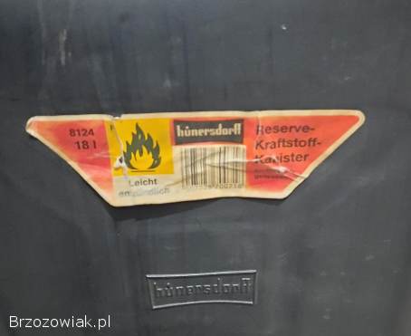 Karnister gruboscienny 18 L.  z Niemiec
